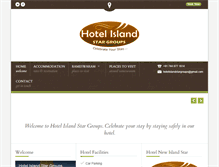 Tablet Screenshot of hotelislandstargroups.com